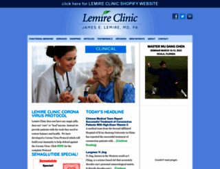 lemireclinic.com screenshot