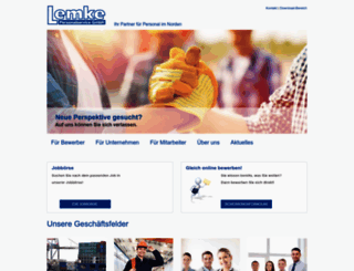 lemke-personalservice.de screenshot