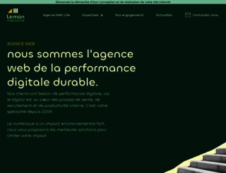 lemon-interactive.fr screenshot