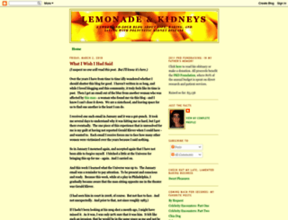 lemonade-and-kidneys.blogspot.com screenshot