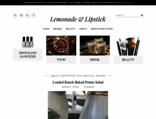 lemonadeandlipstick.com screenshot