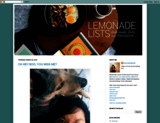 lemonadelists.blogspot.fr screenshot