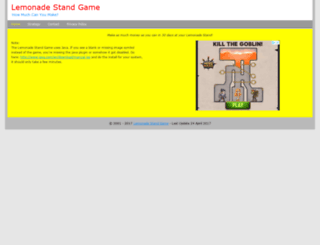 lemonadestandgame.com screenshot