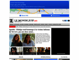 lemondejuif.info screenshot