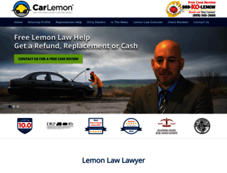 lemonlaw.carlemon.com screenshot