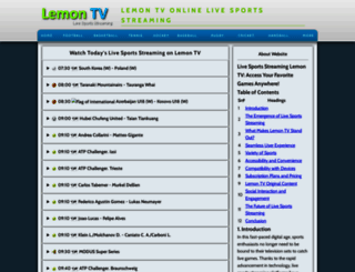 lemontv.org screenshot
