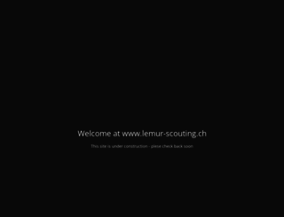 lemur-scouting.ch screenshot