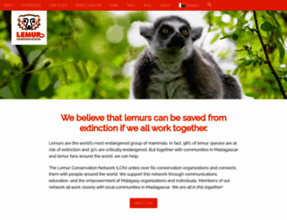 lemurconservationnetwork.org screenshot