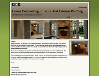 lemuscontracting.com screenshot