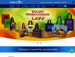 len.com.mx screenshot