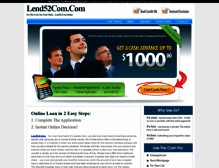 lend52com.com screenshot