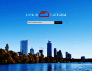 lenderplatform.com screenshot