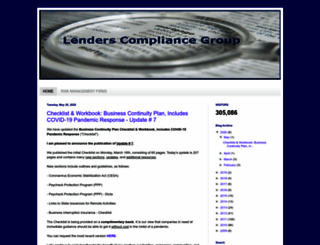 lenderscomplianceblog.com screenshot