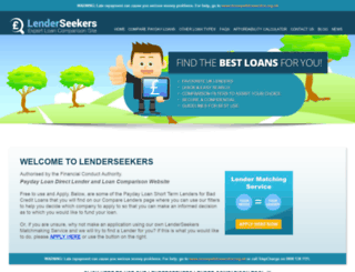 lenderseekers.co.uk screenshot