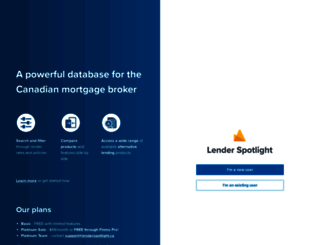 lenderspotlight.ca screenshot
