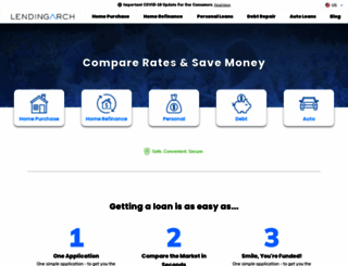 lendingarch.com screenshot