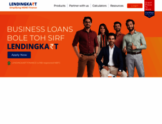 lendingkart.com screenshot