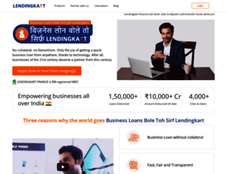 lendingkart.in screenshot