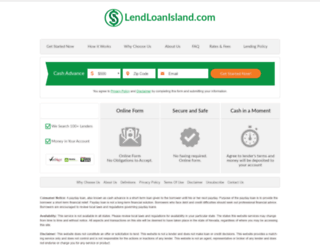 lendloanisland.com screenshot
