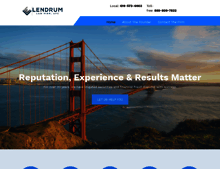 lendrumlaw.com screenshot