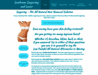 lendrumsugaring.com screenshot