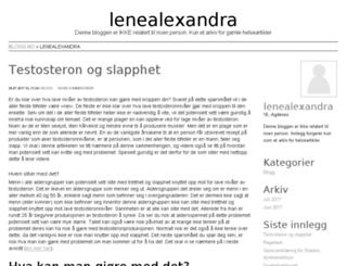 lenealexandra.blogg.no screenshot