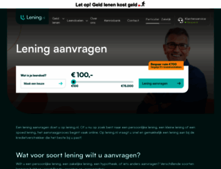lening.nl screenshot