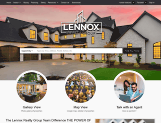 lennoxrealtygroup.com screenshot