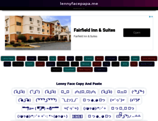 lenny-face.org screenshot