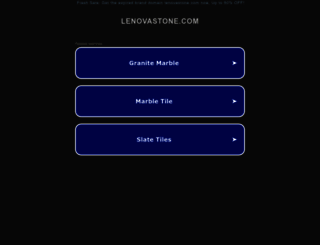 lenovastone.com screenshot