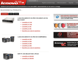 lenovo-eu-es.custhelp.com screenshot