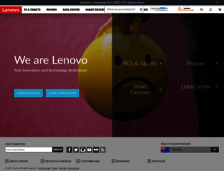 lenovo.com.au screenshot