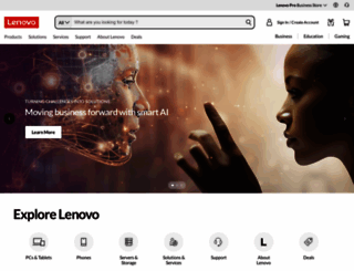 lenovo.com screenshot