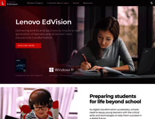 lenovoedvision.com screenshot