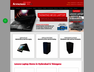 lenovoshowroominhyderabad.com screenshot