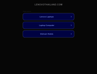 lenovothailand.com screenshot