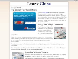 lenox-china.net screenshot