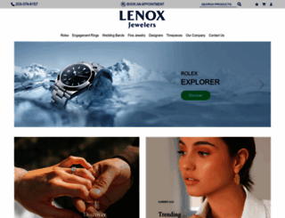 lenox-jewelers.com screenshot