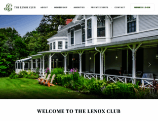 lenoxclub.com screenshot