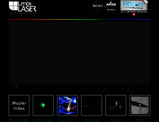 lenoxlaser.com screenshot