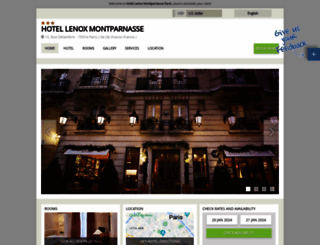lenoxmontparnasse.parishotels.it screenshot