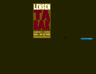 lensentabak.nl screenshot