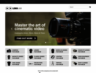 lenslab.co.uk screenshot