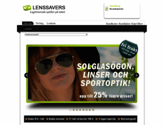 lenssavers.se screenshot