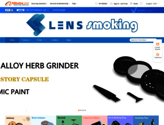 lenssmoking.en.alibaba.com screenshot