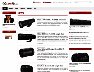lenstip.com screenshot
