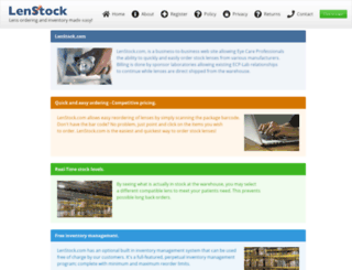 lenstock.com screenshot