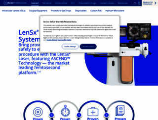 lensxlasers.com screenshot