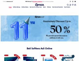 lensza.co.id screenshot
