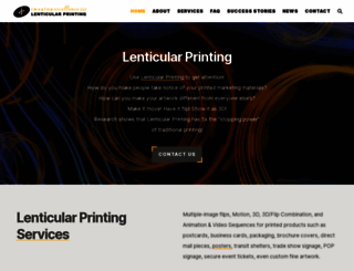 lenticularprinting.com screenshot